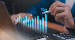 Graphic image portraying revenue growth